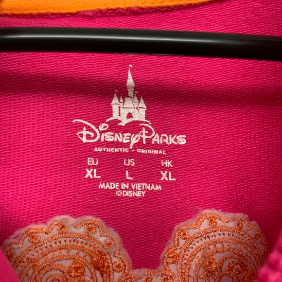 Disney Parks Mickey Mouse Orange Paisley Jacket - Picture 3 of 8